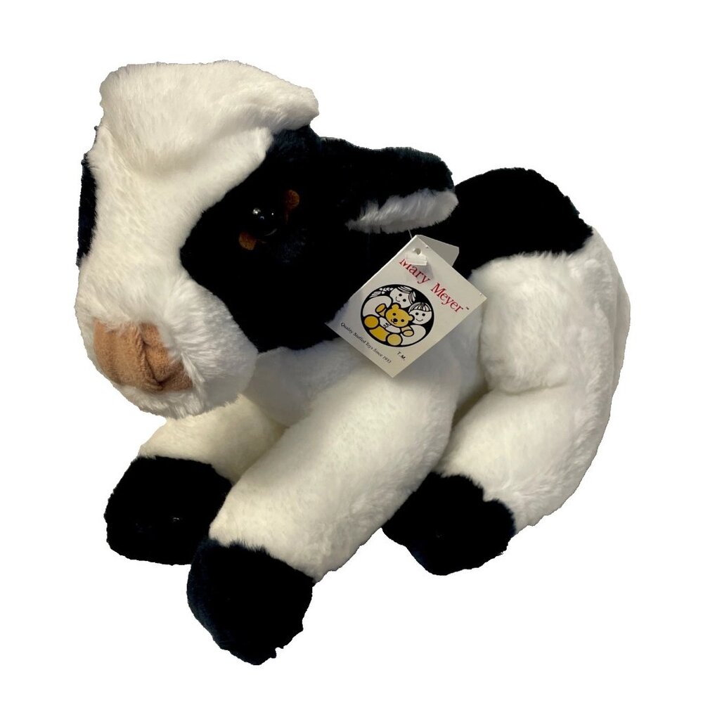 Vintage Mary Meyer Candice Calf Item 5687 Black and White Holstein 13" Plush